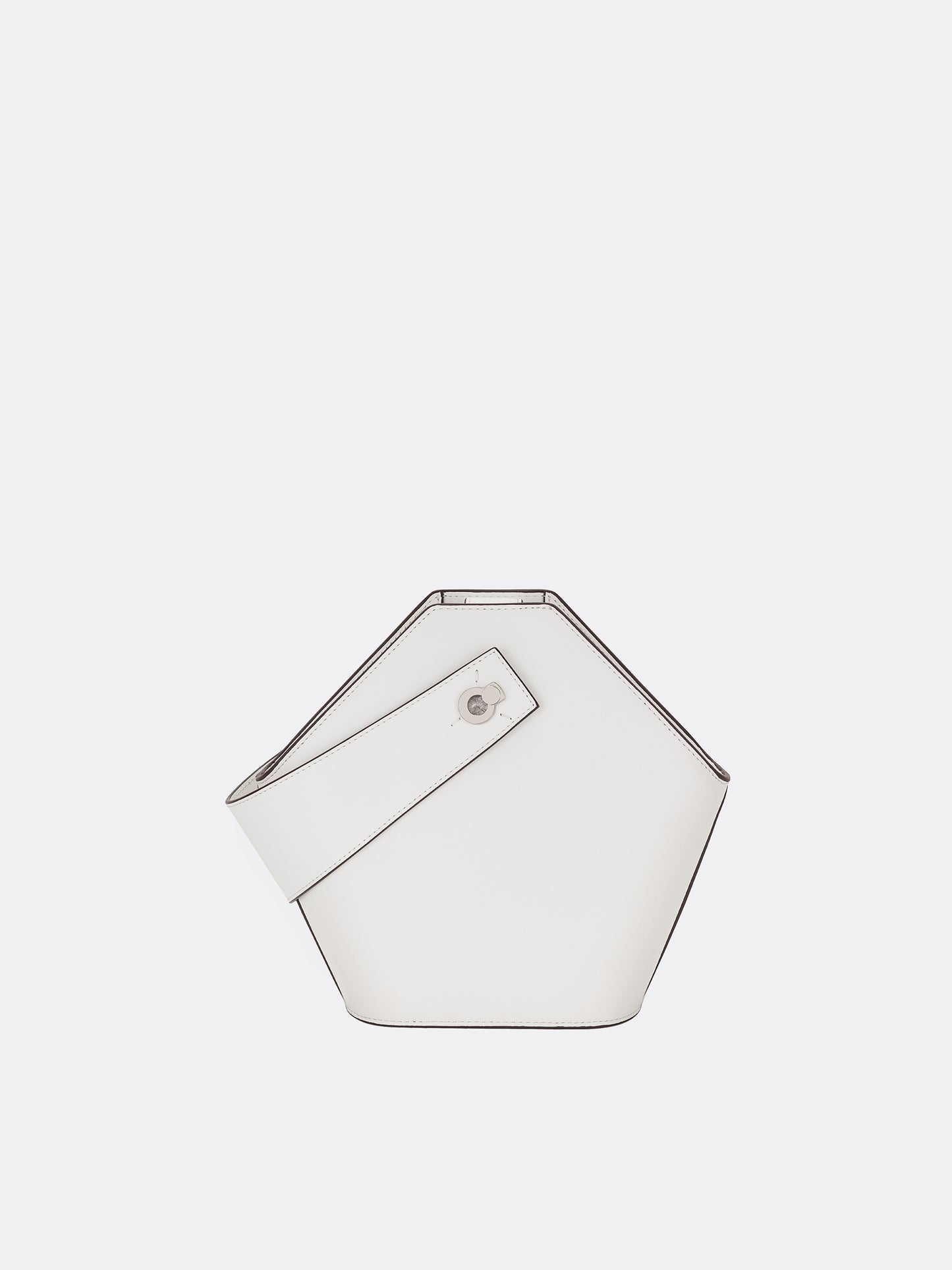 Mini Johnny Bucket Bag - Bianco