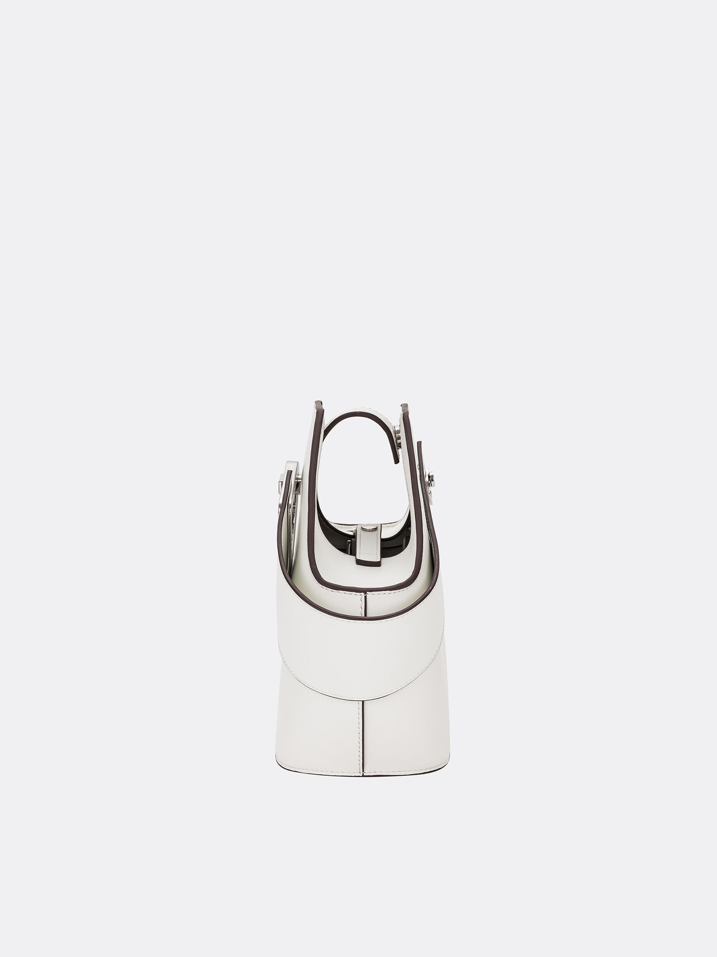 Mini Johnny Bucket Bag - Bianco