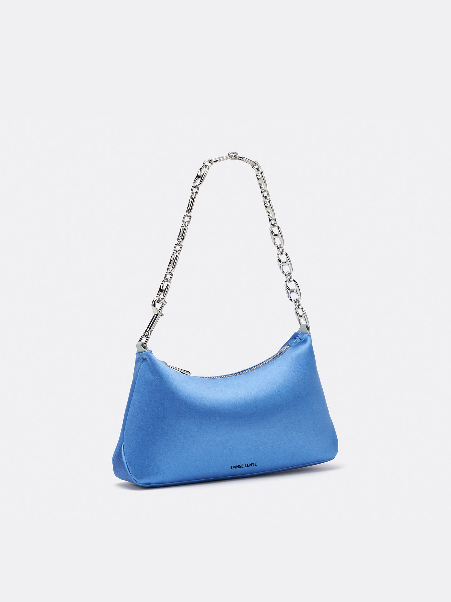 Misty Satin Shoulder Bag - Sapphire