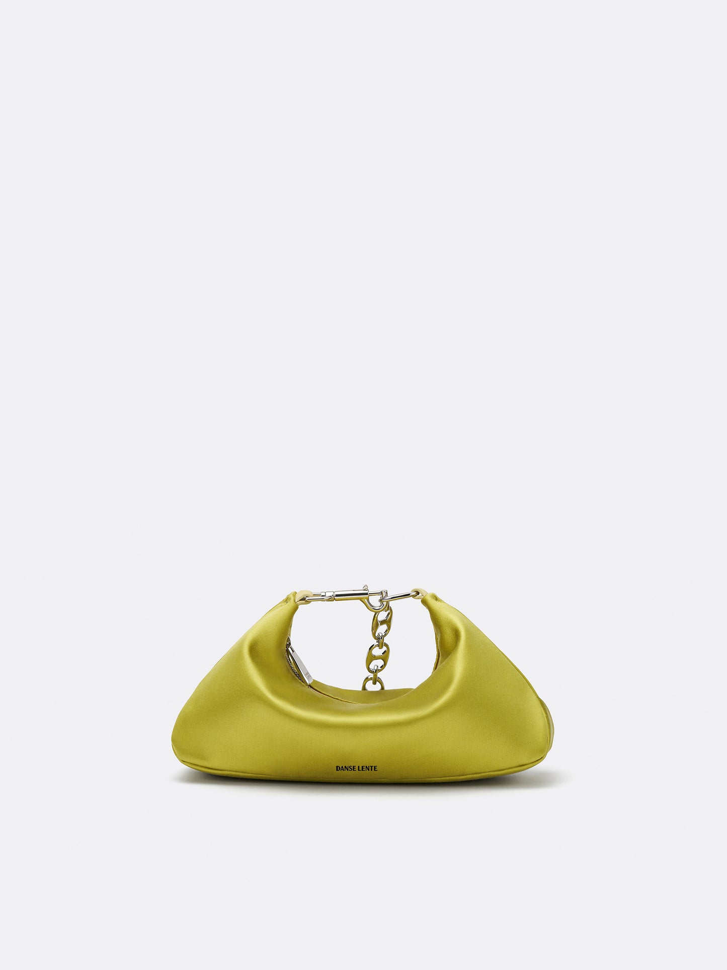Misty Satin Shoulder Bag - Grass