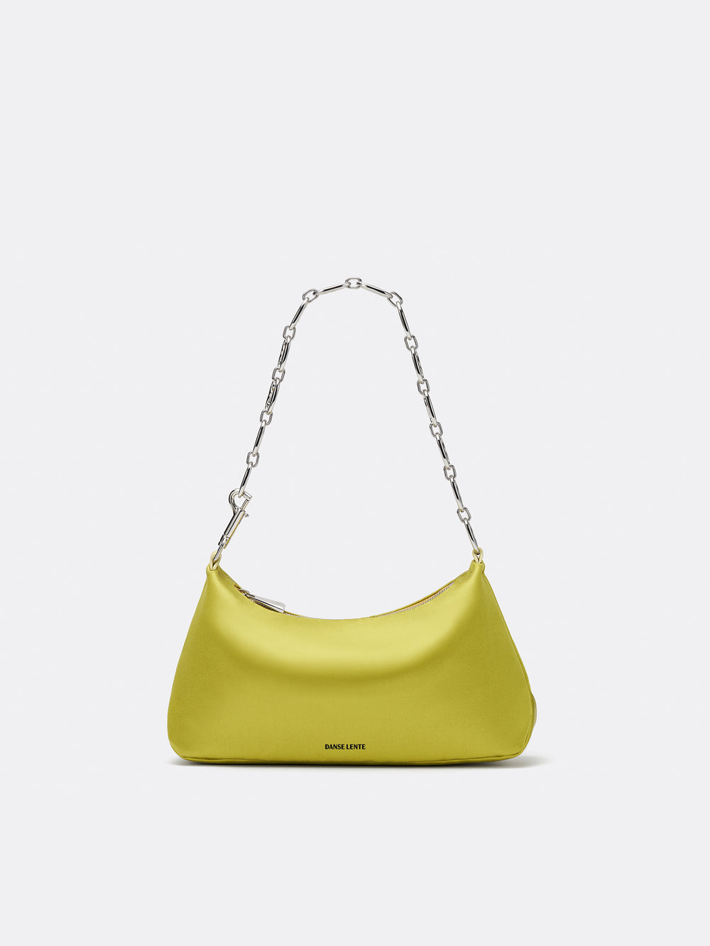 Misty Satin Shoulder Bag - Grass