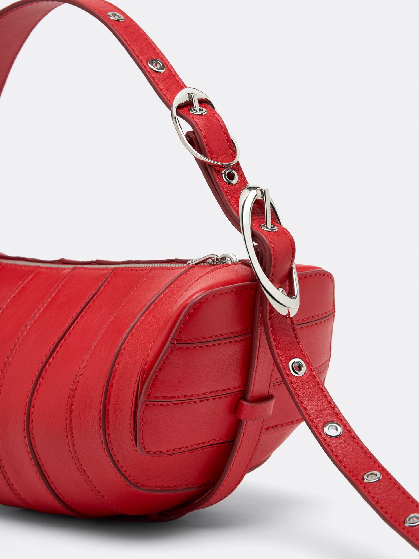 New Johnny Shoulder Bag - French Red