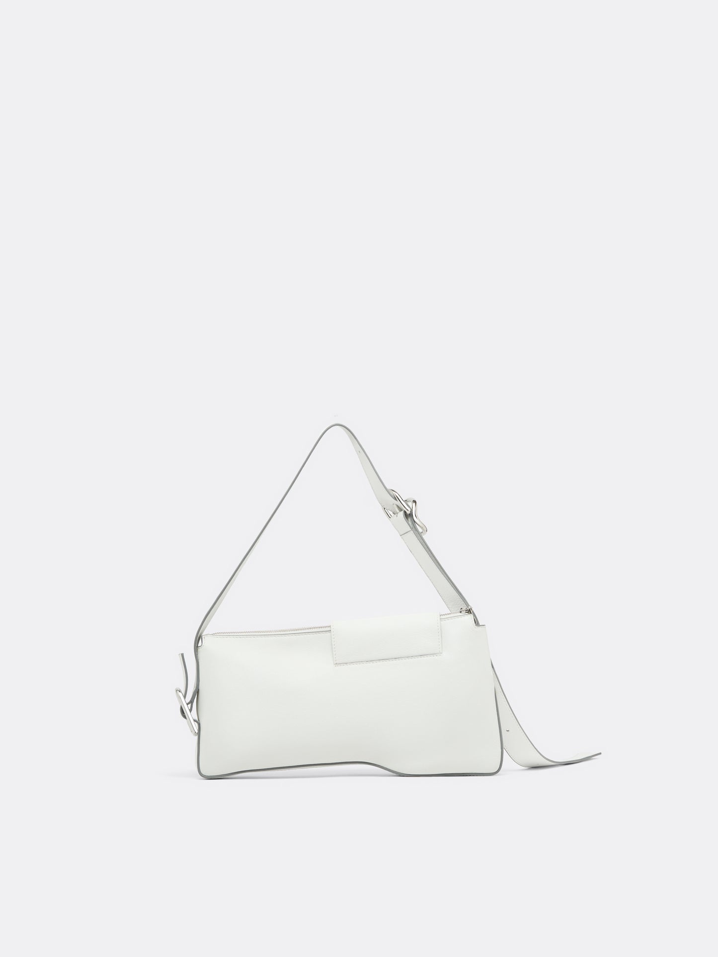 Duo Pocket Shoulder Bag - White