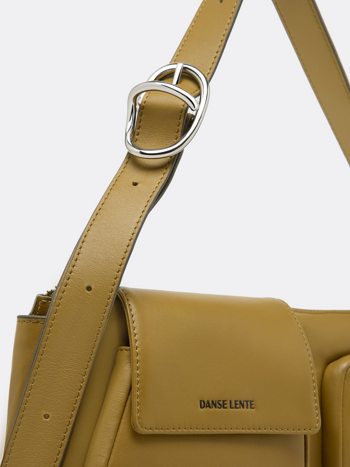 Duo Pocket Shoulder Bag - Khaki