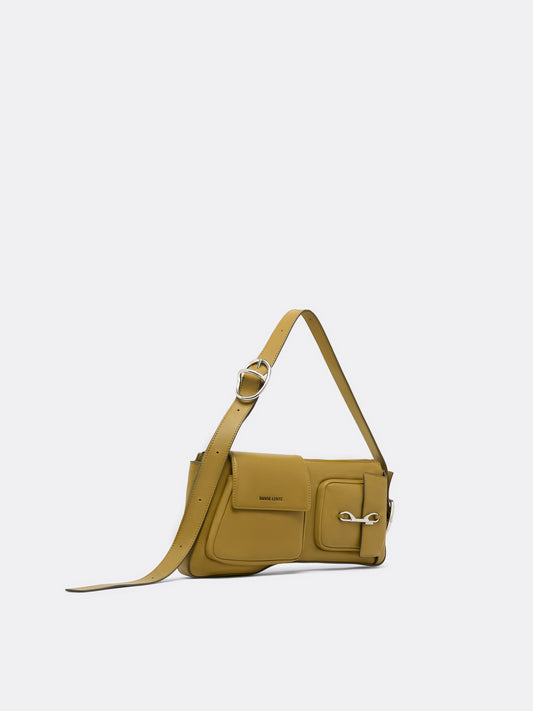 Duo Pocket Shoulder Bag - Khaki