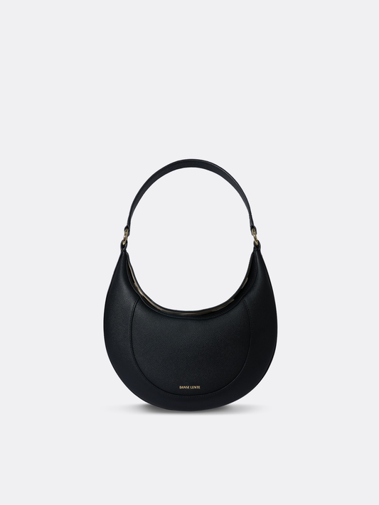 Leyla Half-Moon Shoulder Bag - Black